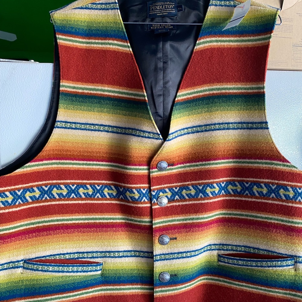 Pendleton High Grade Western Wear Wool Vest
